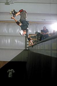 Rider: Brian Wainwright<br> Spot: Camp Woodward<br> Photographer: Chris Hallmen<br> Date: 2000