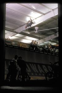 Rider: Brian Wainwright<br> Spot: Camp Woodward<br> Photographer: Chris Hallmen<br> Date: 2000