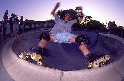 Rider: Brian Wainwright<br> Photographer: Geoff Graham<br> Spot: StoneEdge<br> Date: 1990