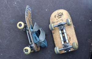 Holger Sander's Roller Skates<br> Photographer: Bernhard Scheffold