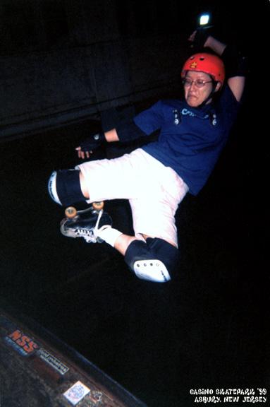 Rider: Irene Ching. Location: Casino Skatepark<br> Asbury Park<br> NJ<br> Photographer:Ryna Tep<br> Date: 1999