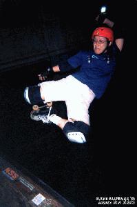 Rider: Irene Ching. Location: Casino Skatepark<br> Asbury Park<br> NJ<br> Photographer:Ryna Tep<br> Date: 1999
