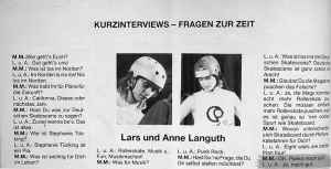 Interview Arne and Lars Languth<br> Monster Skateboard Magazin No. 5<br> 1987