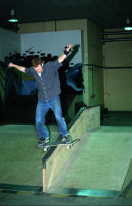 Fahrer: Dennis Modlich, Trick: Board-Slide