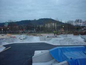 Skatepark Tuttlingen im Bau