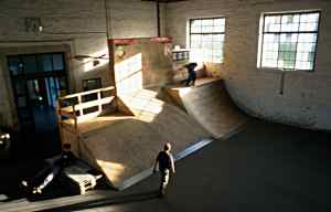 Reithalle Ulm, Quarters und Wallride