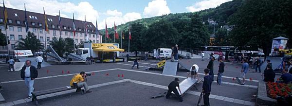 Der Freiburger Karlsplatz als Street-Fl&auml;che